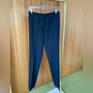 Jil Sander navy wool trousers.